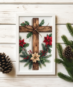 Alternative view of 15 Christmas Bundle Prints | Vintage Christmas Printables | Farmhouse Winter Prints | Holiday Gallery Wall Prints | Digital Xmas Wall Decor.