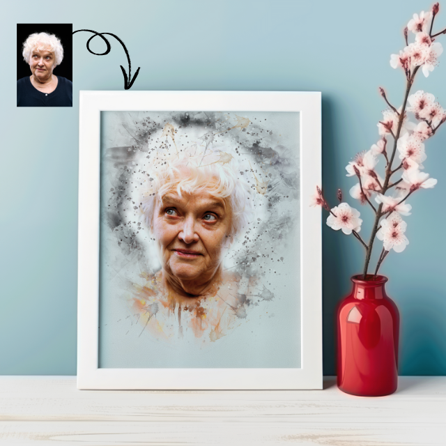 Custom Watercolor Portrait for your loved One – Personalized Anniversary Watercolor Art from Picture, Custom Valentine Gift (Digital Download) - Image 2